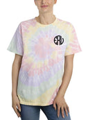 Initials Custom Tie Dye Tee -Custom Designs