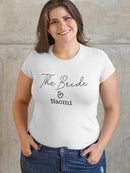 The Bride Custom Name Shaped T-shirt -Custom Designs