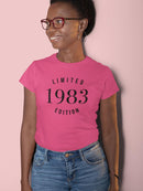 Limited Edition Custom Year Shaped T-shirt -Custom Designs
