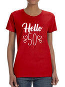 Hello Custom Age. Shaped T-shirt -Custom Designs