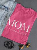 Mom Custom Kids Names Shaped T-shirt -Custom Designs