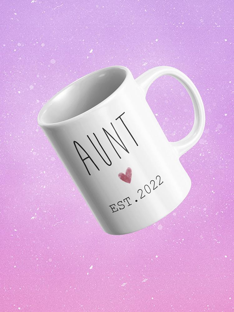 Aunt Established Custom Year Mug -Custom Designs