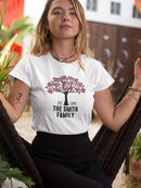 The Custom Family Tree Shaped T-shirt -Custom Designs