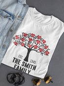 The Custom Family Tree Shaped T-shirt -Custom Designs