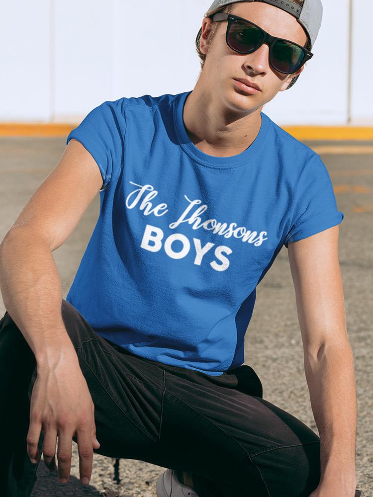 The Custom Last Name Boys T-shirt -Custom Designs