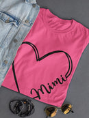 Custom Heart Name Shaped T-shirt -Custom Designs