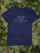 Life Is Better With Dog Name Shaped T-shirt -Custom Designs