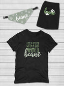 Life Is Better With Pet Name Shaped T-shirt -Custom Designs