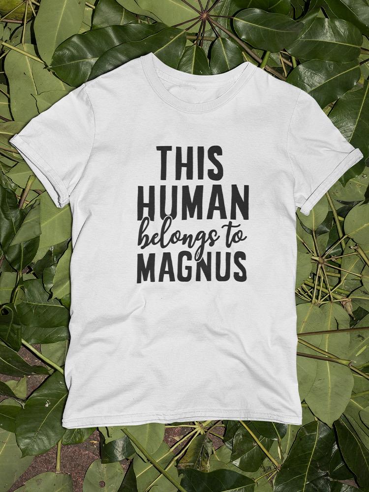 Belong To Pet Name Shaped T-shirt -Custom Designs