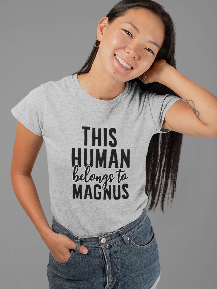 Belong To Pet Name Shaped T-shirt -Custom Designs