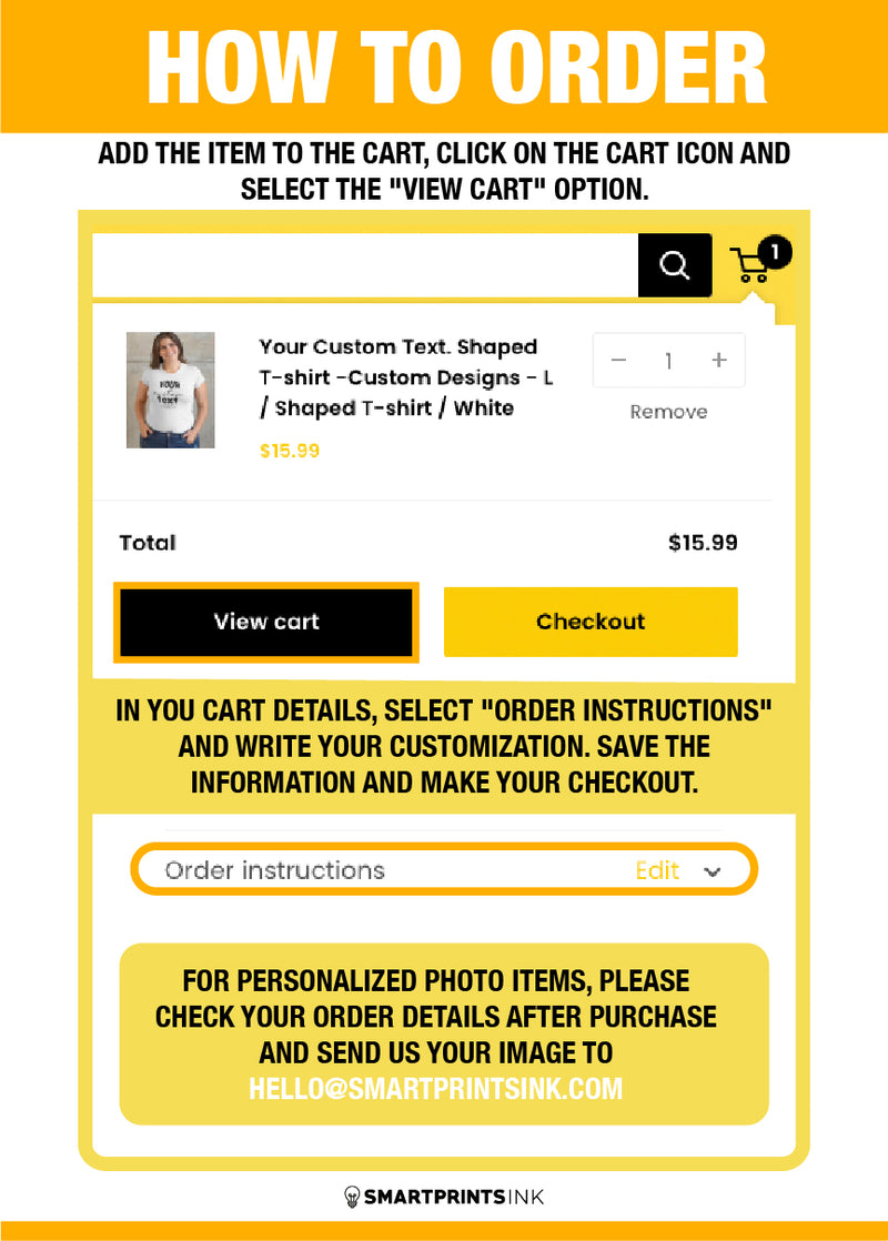 Custom Name Text T-shirt -Custom Designs