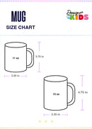 Customizable Children's Drawing Mug -Custom Designs