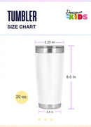 Customizable Children's Drawing Tumbler -Custom Designs