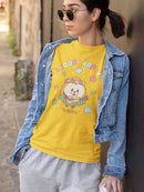 Almondog Choose Happy Tee Women's -Electural Designs