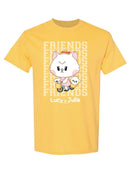 Friends Lucy And Julie Tee Women's -Electural Designs
