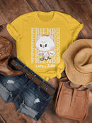Friends Lucy And Julie Tee Women's -Electural Designs
