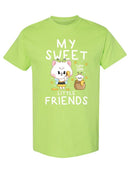 Lucy And Julie My Sweet, Little Friends Tee Women's -Electural Designs