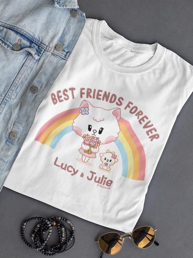 Lucy And Julie Rainbow Tee Women's -Electural Designs