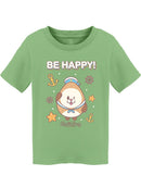 Be Happy! Children Design Tee Toddler's -Electural Designs