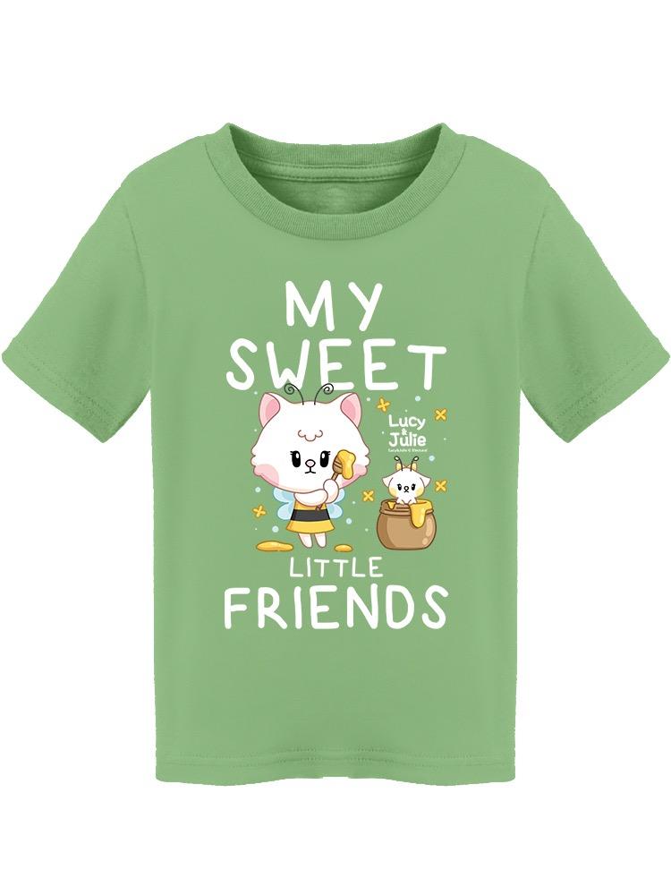 Lucy And Julie My Sweet Little Friends Tee Toddler's -Electural Designs