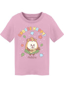 Almondog Choose Happy! Hawaiian Tee Toddler's -Electural Designs