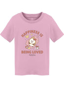 Almondog Happiness Is Being Loved Tee Toddler's -Electural Designs