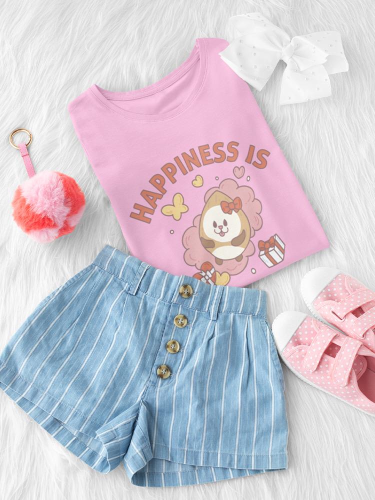 Almondog Happiness Is Being Loved Tee Toddler's -Electural Designs