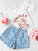Almondog Happiness Is Being Loved Tee Toddler's -Electural Designs