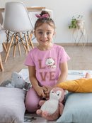 Love - Lucy And Julie Tee Toddler's -Electural Designs