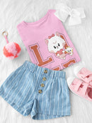 Love - Lucy And Julie Tee Toddler's -Electural Designs