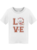 Love - Lucy And Julie Tee Toddler's -Electural Designs