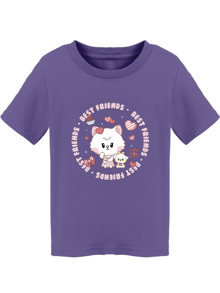 Best Friends - Lucy And Julie Tee Toddler's -Electural Designs