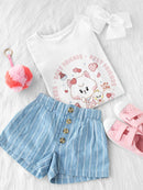 Best Friends - Lucy And Julie Tee Toddler's -Electural Designs