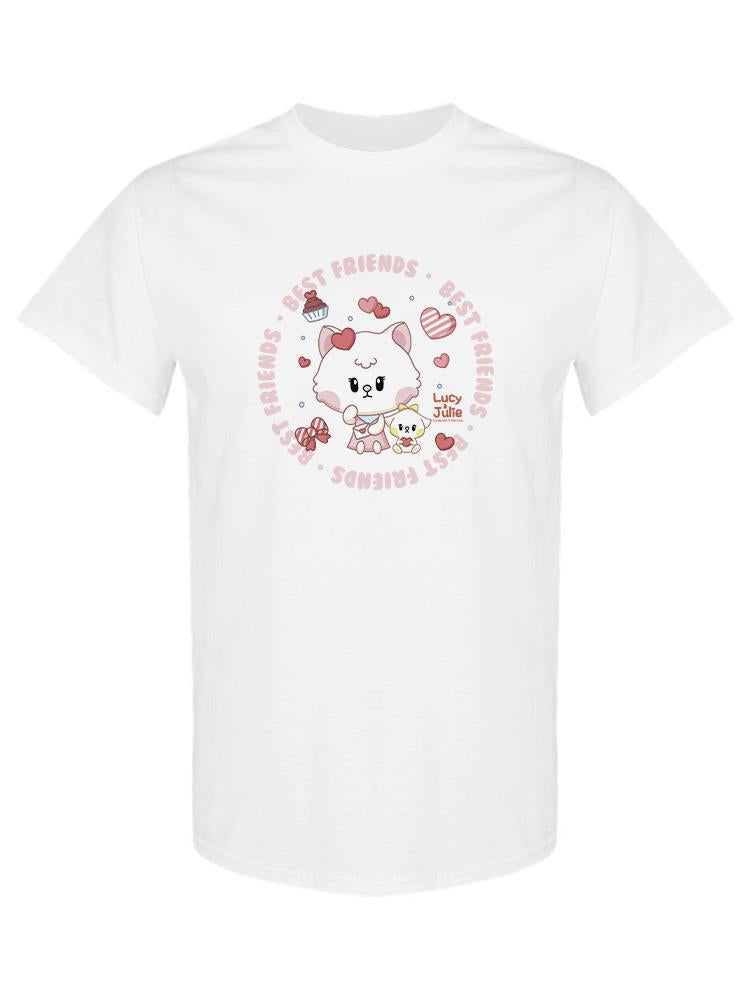 Best Friend - Lucy And Julie Tee Women's -Electural Designs