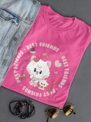 Best Friend - Lucy And Julie Tee Women's -Electural Designs