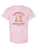 Almondog Happiness Is Being Loved! Tee Women's -Electural Designs