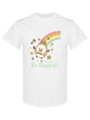 Almondog Be Happy ! Tee Women's -Electural Designs