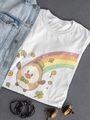 Almondog Be Happy ! Tee Women's -Electural Designs