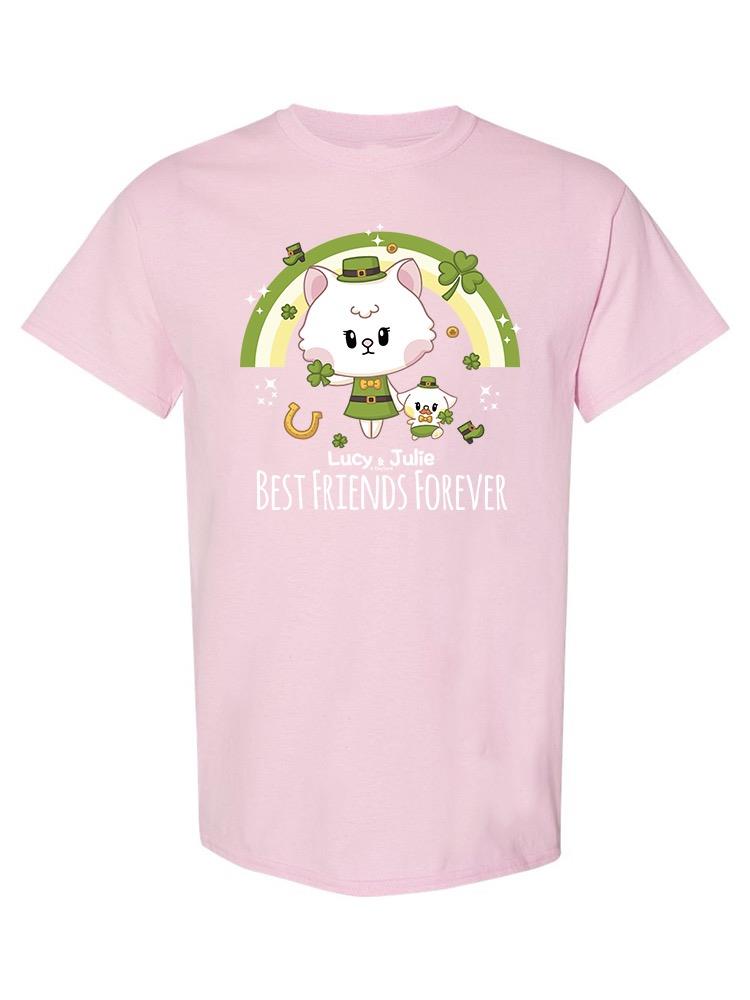 Lucy And Julie Best Friends Forever! Tee Women's -Electural Designs