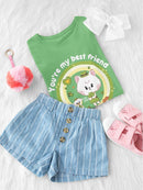 Lucy And Julie My Best Friend. Tee Toddler's -Electural Designs