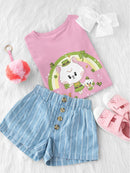 Lucy And Julie Bff Tee Toddler's -Electural Designs