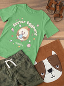Almondog Easter Egghunt Tee Toddler's -Electural Designs