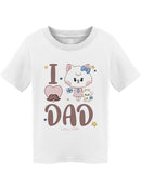 I Love Dad. Lucy And Julie Tee Toddler's -Electural Designs