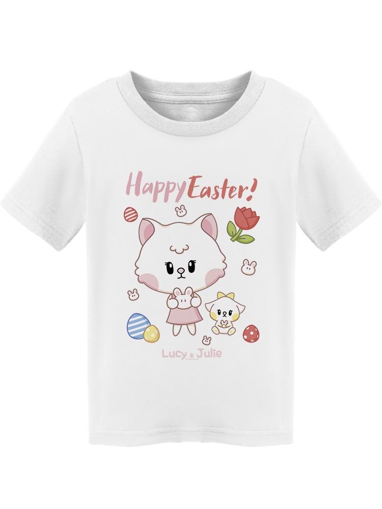 Lucy And Julie Happy Easter! Tee Toddler's -Electural Designs