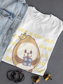 Love You, Dad! Almondog Tee Women's -Electural Designs