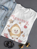 Love You Mommy! Almondog Tee Women's -Electural Designs