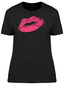 Kiss Lips Grunge Style Graphic Women T-shirt