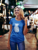 Pineapple Cool Summer Tropical Fruit Graphic Women T-shirt