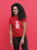 Pineapple Cool Summer Tropical Fruit Graphic Women T-shirt