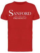 Sanford President W/Line Of Star Men's T-shirt